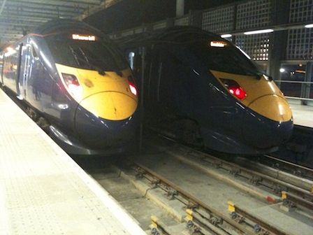 © Robert Rotifer Hi Speed Trains in St Pancras
